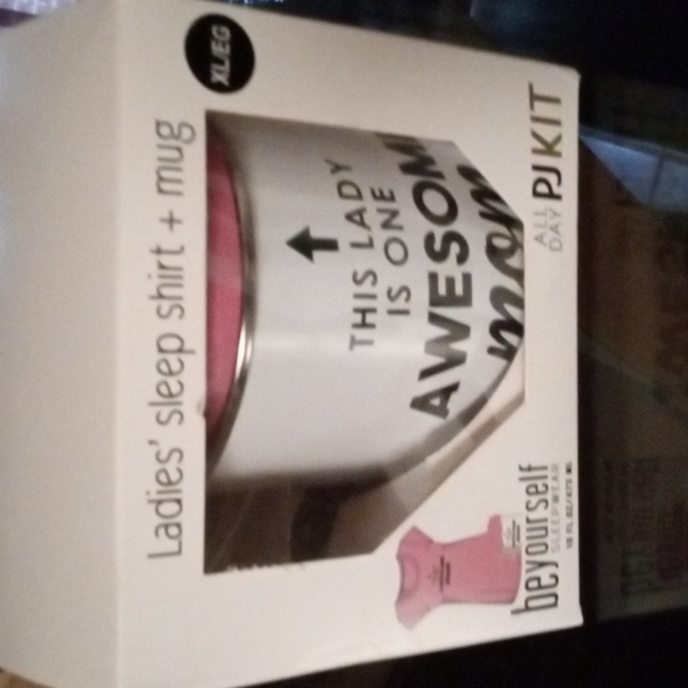 Ladies Sleep Shirt + Mug